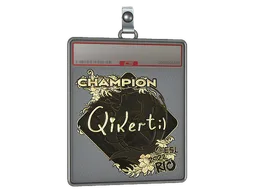 Sticker Slab | qikert (Gold, Champion) | Rio 2022