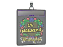 Sticker Slab | makazze (Embroidered) | Budapest 2025