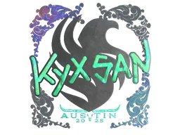 Sticker Slab | kyxsan (Holo) | Austin 2025