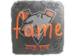 Sticker | fame (Foil) | Austin 2025