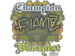 Sticker | FlameZ (Champion) | Budapest 2025