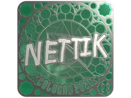 Sticker Slab | nettik (Foil, Ranked) | Cologne 2026