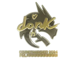 Sticker | donk (Gold) | Copenhagen 2024