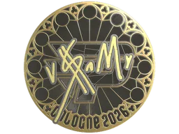 Sticker | v$m (Gold) | Cologne 2026