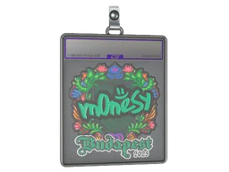 Sticker Slab | m0NESY (Embroidered) | Budapest 2025