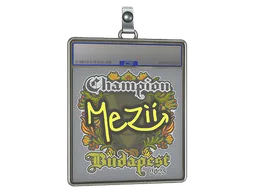 Sticker Slab | mezii (Champion) | Budapest 2025
