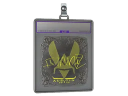 Sticker Slab | FlameZ (Foil) | Austin 2025