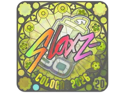 Sticker | slaxz- (Holo, Ranked) | Cologne 2026