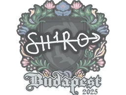 Sticker | sh1ro | Budapest 2025