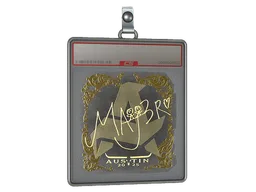 Sticker Slab | MAJ3R (Gold) | Austin 2025