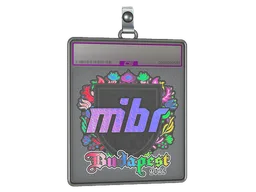 Sticker Slab | MIBR (Holo) | Budapest 2025