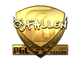 Sticker Slab | FalleN (Gold) | Krakow 2017