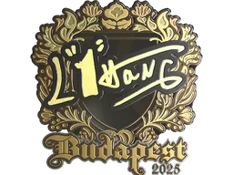 Sticker | L1haNg (Gold) | Budapest 2025