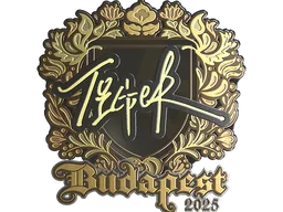 Sticker | Tiger (Gold) | Budapest 2025