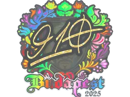Sticker | 910 (Holo) | Budapest 2025
