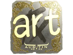 Sticker | arT (Gold) | Austin 2025