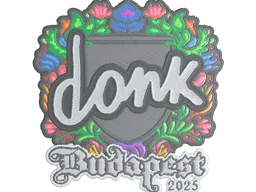Sticker | donk (Embroidered) | Budapest 2025
