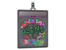 Sticker Slab | VINI (Holo) | Budapest 2025