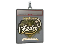 Sticker Slab | Zeus (Gold) | Berlin 2019
