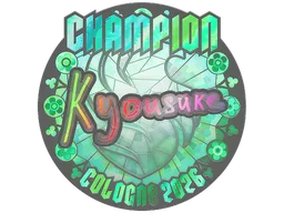 Sticker | kyousuke (Holo, Champion) | Cologne 2026