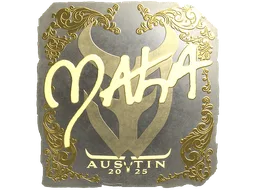 Sticker Slab | Maka (Gold) | Austin 2025