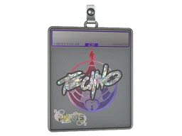 Sticker Slab | Techno4K (Glitter) | Paris 2023
