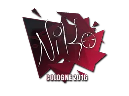 Sticker Slab | NiKo | Cologne 2016