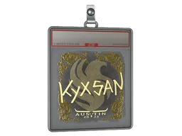 Sticker Slab | kyxsan (Gold) | Austin 2025