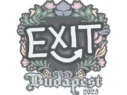 Sticker | exit | Budapest 2025
