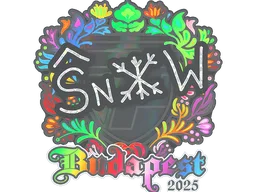 Sticker | snow (Holo) | Budapest 2025