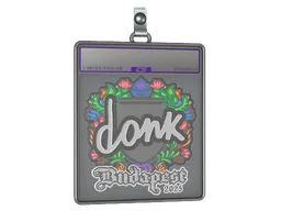 Sticker Slab | donk (Embroidered) | Budapest 2025