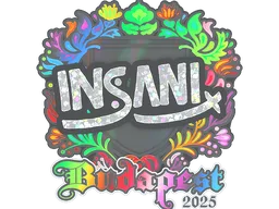 Sticker | insani (Holo) | Budapest 2025