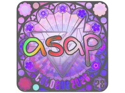 Sticker | asap (Holo, Ranked) | Cologne 2026