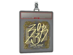 Sticker Slab | zorte (Gold) | Austin 2025