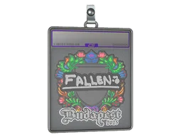 Sticker Slab | FalleN (Embroidered) | Budapest 2025