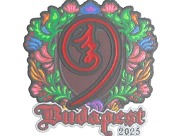 Sticker | nin9 (Embroidered) | Budapest 2025
