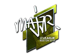 Sticker Slab | MAJ3R (Foil) | Boston 2018