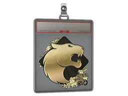 Sticker Slab | FURIA (Gold) | Rio 2022