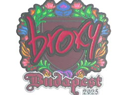 Sticker | broky (Embroidered) | Budapest 2025