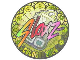 Sticker | slaxz- (Holo) | Cologne 2026
