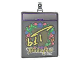 Sticker Slab | b1t (Embroidered) | Budapest 2025
