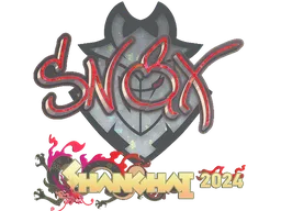 Sticker | Snax (Glitter) | Shanghai 2024
