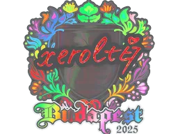 Sticker | xerolte (Holo) | Budapest 2025