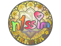 Sticker | n1ssim (Holo) | Cologne 2026