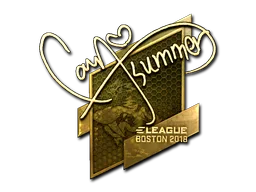 Sticker | Summer (Gold) | Boston 2018