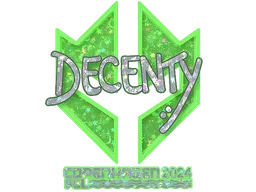Sticker | decenty (Glitter) | Copenhagen 2024