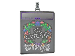 Sticker Slab | chopper (Embroidered) | Budapest 2025