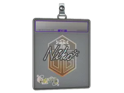 Sticker Slab | niko (Glitter) | Paris 2023