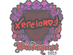 Sticker | xertioN | Budapest 2025