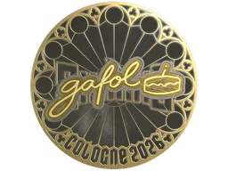 Sticker | gafolo (Gold) | Cologne 2026